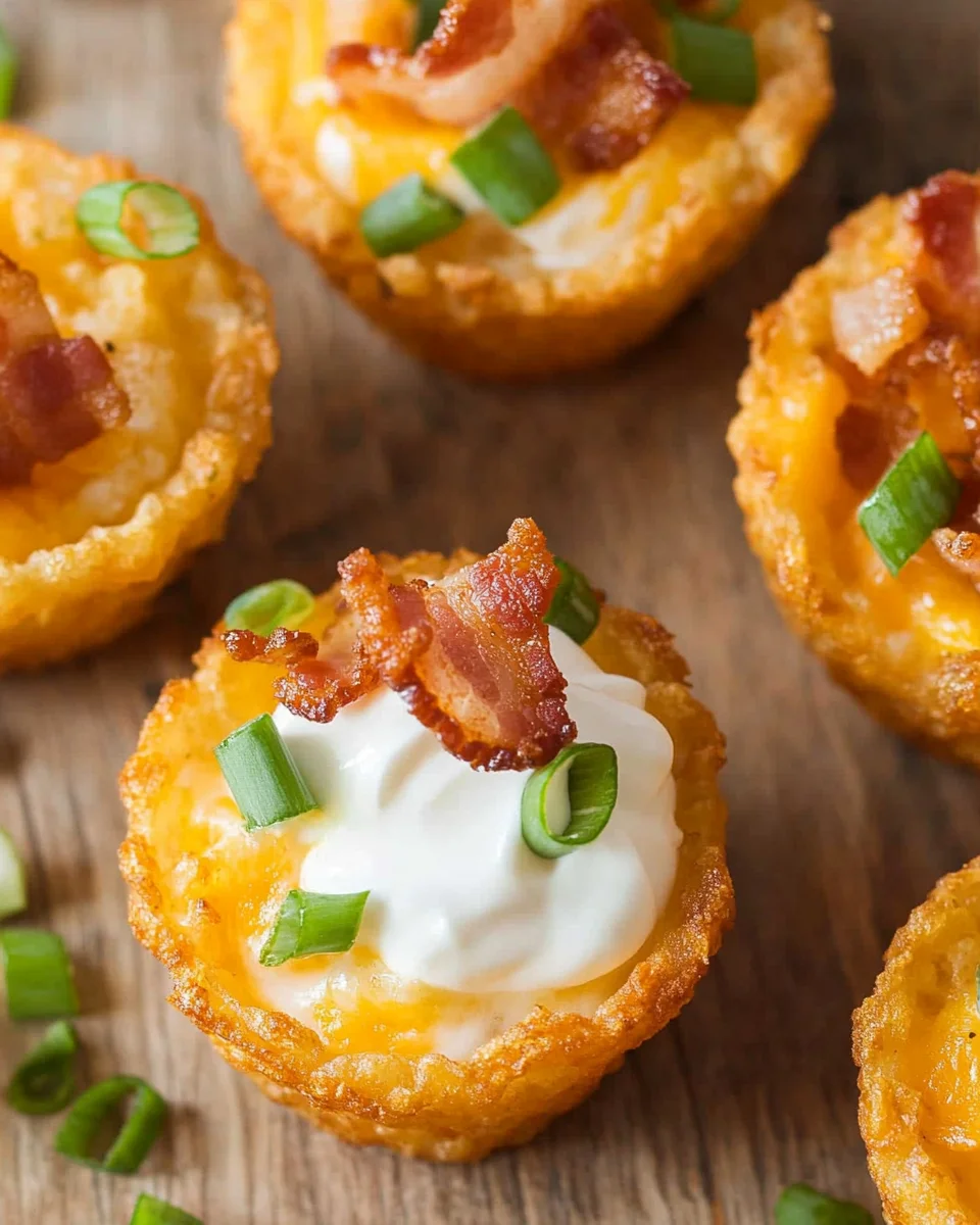 Tater Tot Appetizer Cups (How to Make Tater Tot Appetizers) 20 Tater Tot Appetizer Cups (How to Make Tater Tot Appetizers)