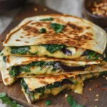 Vegan Spinach Quesadillas