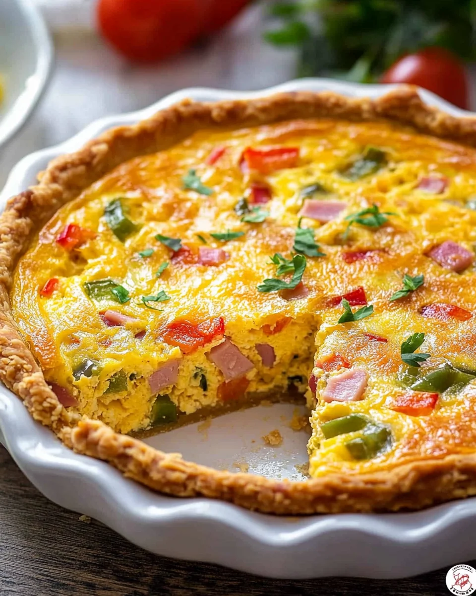 Western Omelet Quiche